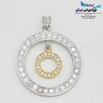 آویز طلا - طرح دایره