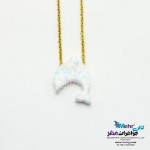 گردنبند طلا - طرح دلفین اوپالین