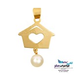 آویز طلا - طرح کلبه
