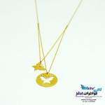 گردنبند طلا - طرح پروانه