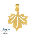 آویز طلا - طرح برگ
