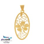 آویز طلا - طرح گل