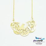 گردنبند طلا - طرح پرنده ی آزاد