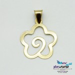 آویز طلا - طرح گل