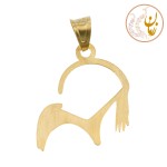 آویز طلا - طرح نقوش سفال ایران باستان
