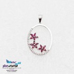 آویز طلا - طرح گل مارکیز