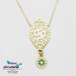 گردنبند طلا - طرح بی نهایت و قلب