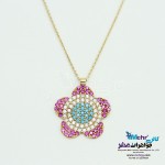 گردنبند طلا - طرح گل