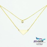 گردنبند طلا - طرح هندسی