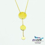 گردنبند طلا - طرح هندسی