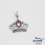 آویز طلا - طرح تاج