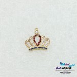 آویز طلا - طرح تاج