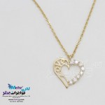 گردنبند طلا - طرح قلب
