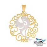 آویز طلا - طرح سیمرغ