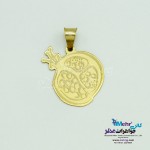 آویز طلا - طرح انار
