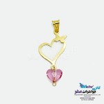 آویز طلا - طرح قلب