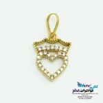 آویز طلا - طرح قلب
