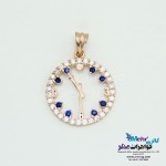 آویز طلا - طرح ساعت
