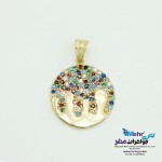 آویز طلا - طرح شعله