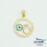 آویز طلا - طرح انگشتر و چشم نظر
