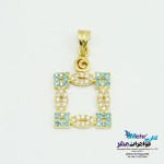 آویز طلا - طرح هندسی