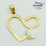 آویز طلا - طرح قلب و بی نهایت