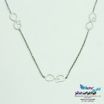 گردنبند رولباسی طلا - طرح بی نهایت