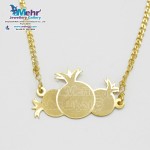 گردنبند طلا - طرح انار