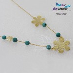 گردنبند طلا - طرح گل یاسمن