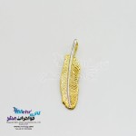 آویز طلا - طرح پر