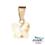 آویز طلا - سنگ سواروسکی پروانه