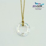 گردنبند طلا - سنگ سواروسکی رینگ