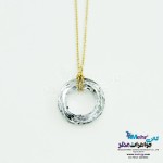 گردنبند طلا - سنگ سواروسکی رینگ