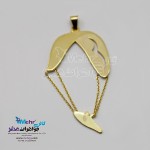 آویز طلا - طرح پاراگلایدر