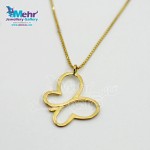 گردنبند طلا - طرح پروانه