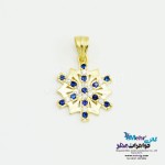 آویز طلا - طرح برف