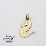 آویز طلا - طرح اسب دریایی