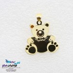 آویز طلا - طرح خرس