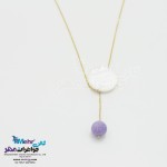 گردنبند طلا - طرح صدف