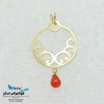 آویز طلا - طرح اسلیمی