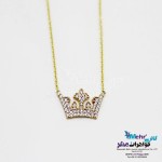 گردنبند طلا - طرح تاج