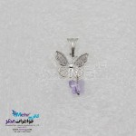 آویز طلا - طرح پروانه