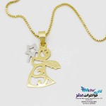 آویز طلا - طرح فرشته ی فانتزی