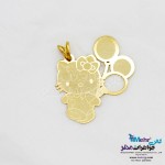 آویز طلا - طرح کیتی