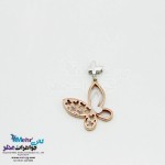 آویز طلا - طرح پروانه