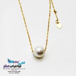 گردنبند طلا - طرح مروارید نشان