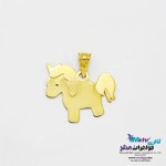 آویز طلا - طرح اسب پونی