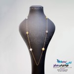 گردنبند رولباسی طلا - طرح توری