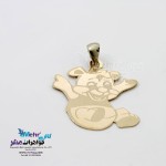 آویز طلا - طرح خرس