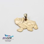 آویز طلا - طرح لاک پشت